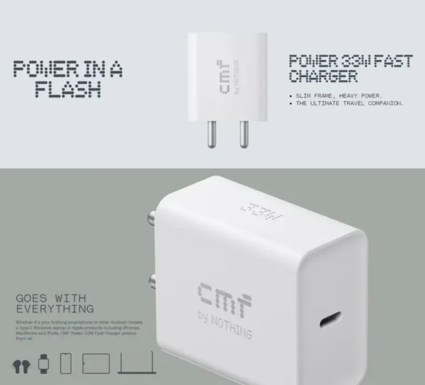 CMF by Nothing Power 33W Type C Fast Charger - Image 4