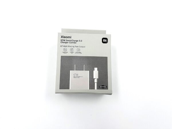 Xiomi 67W Sonic charge 3.0 Charger Combo with Cable