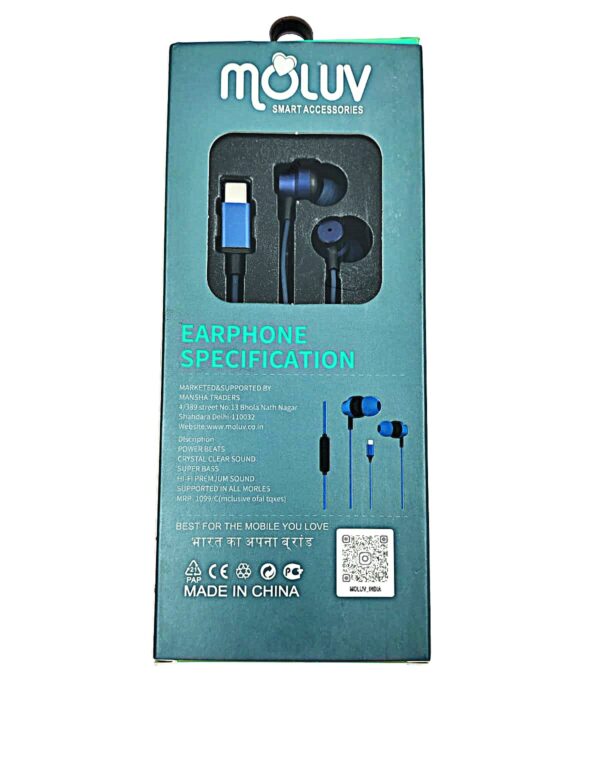 MOLUV ML-45 Bharat Series Wired Earphones