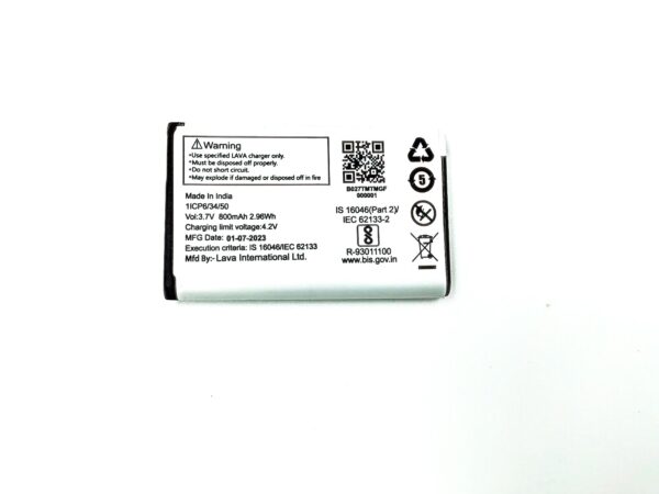 LAVA LEB027 800 mAh - Image 2