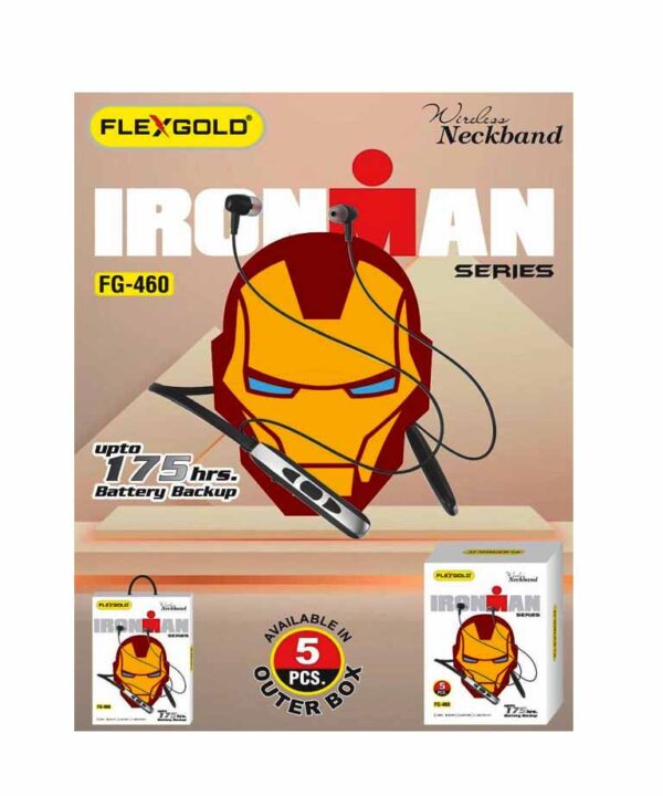 Flexgold FG-460 IRONMAN Series Wireless Neckband