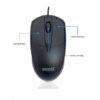 Geonix GXBM-01 Essential Wired Mouse – USB, Optical Sensor, 1.2M Cable (1 Year Guarantee) - Image 2