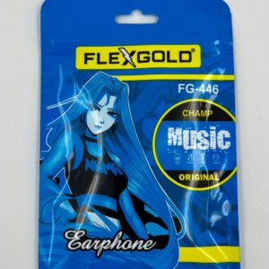 FLEXGOLD FG-446 Wired Earphones – Original Champ Music Edition
