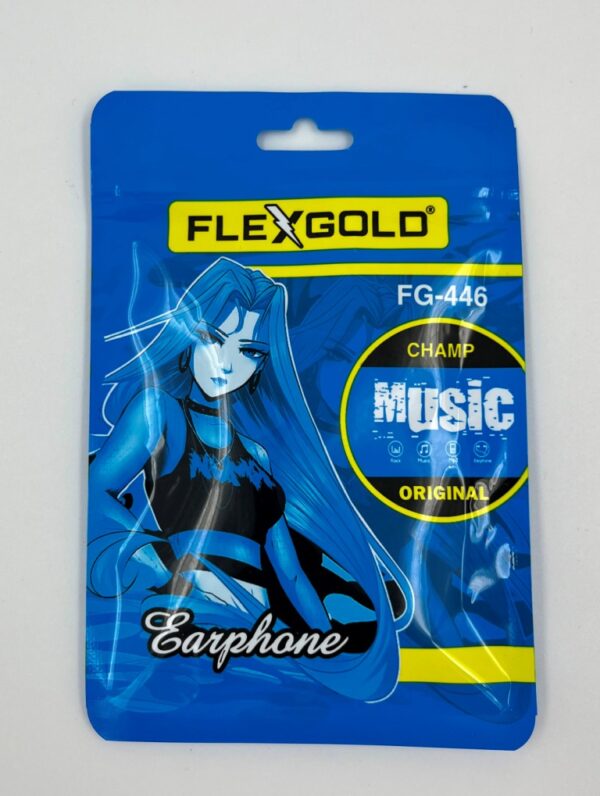 FLEXGOLD FG-446 Wired Earphones – Original Champ Music Edition