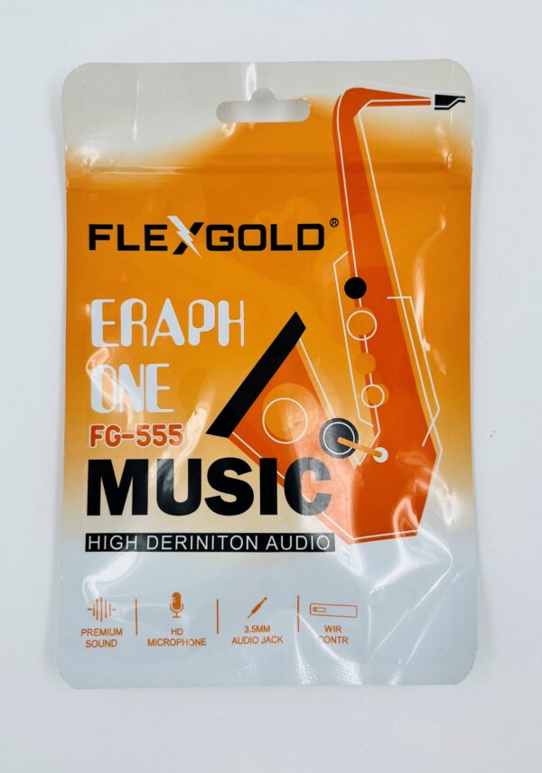 FLEXGOLD FG-555 Earphones – High Definition Music Experience - Image 3