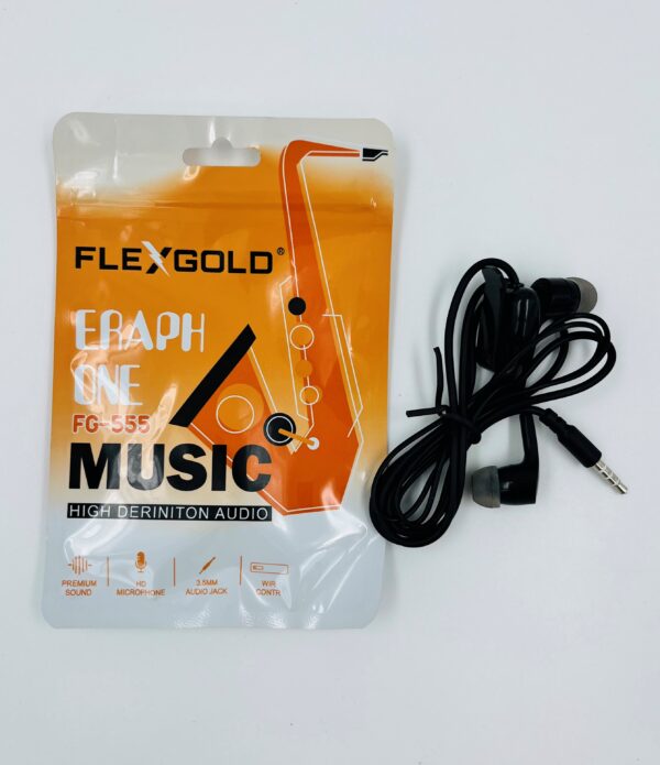 FLEXGOLD FG-555 Earphones – High Definition Music Experience