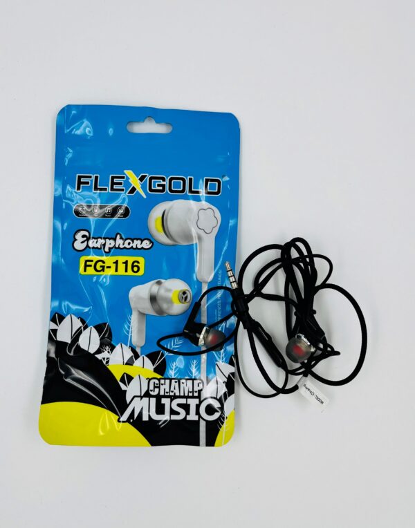 FLEXGOLD FG-116 Earphones – Champ Music Edition