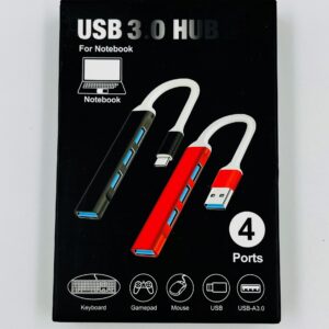 USB 3.0 HUB – 4 Port High-Speed Splitter for Notebook & PC