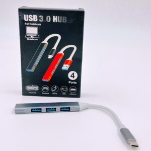 USB 3.0 HUB – 4 Port High-Speed Splitter for Notebook & PC