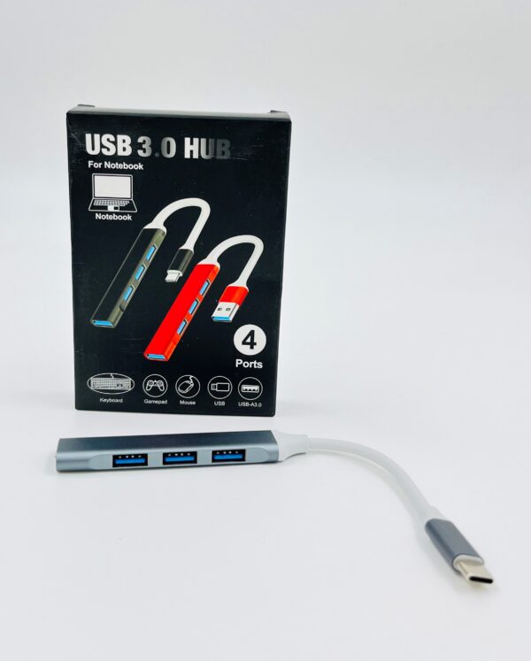 USB 3.0 HUB – 4 Port High-Speed Splitter for Notebook & PC - Image 3