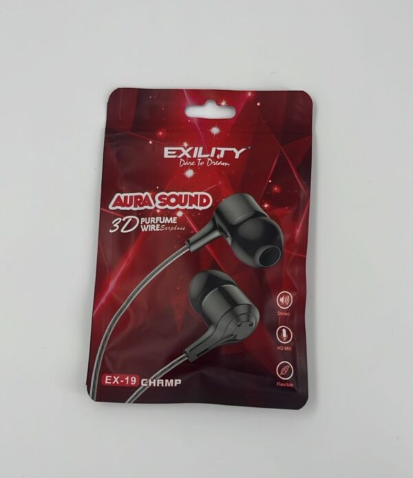 Exility EX-19 Champ Earphone || Perfume Wire, High Bass || (UL)