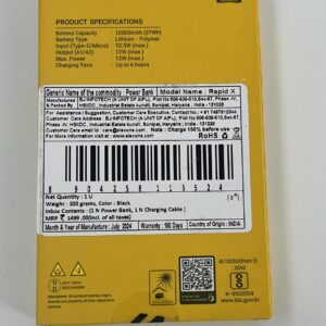 11 ElevOne 10000mAh PowerBank (UL)