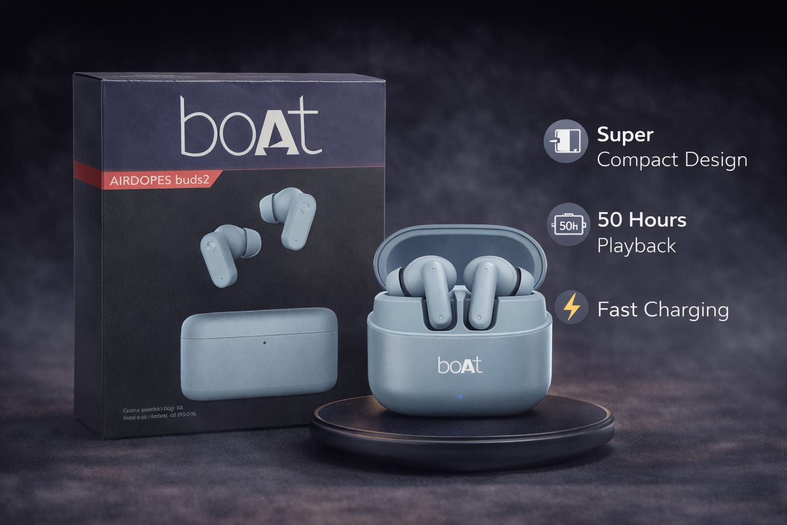 BOAT AIRDOPES BUDS 2