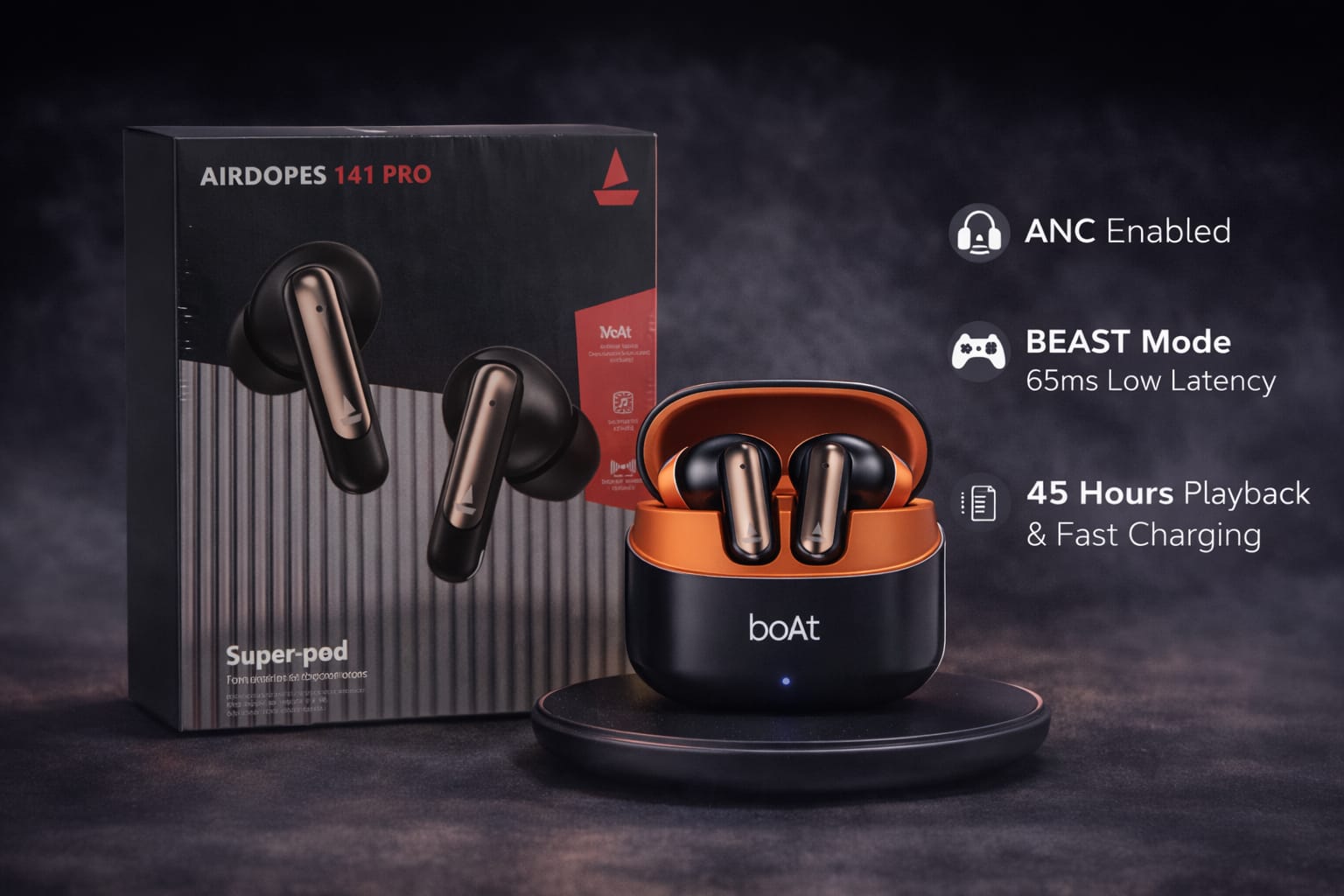 BOAT AIRDOPES 141 PRO